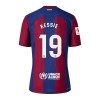 Maillot de Supporter FC Barcelone Kessie 19 Domicile 2023-24 Pour Enfant